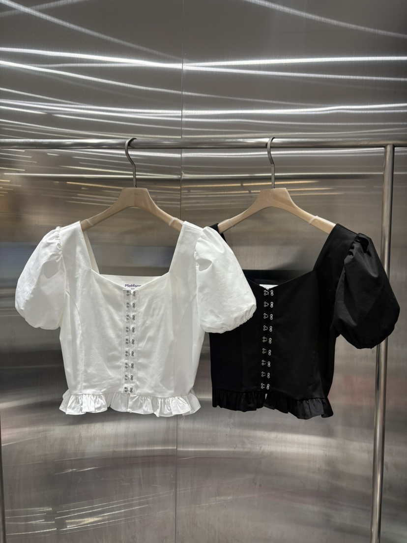 PLATFORM-L韓國直郵女裝新款職業休閑熱賣26春夏襯衫蕾絲衫PLATFORM襯衫/蕾絲衫