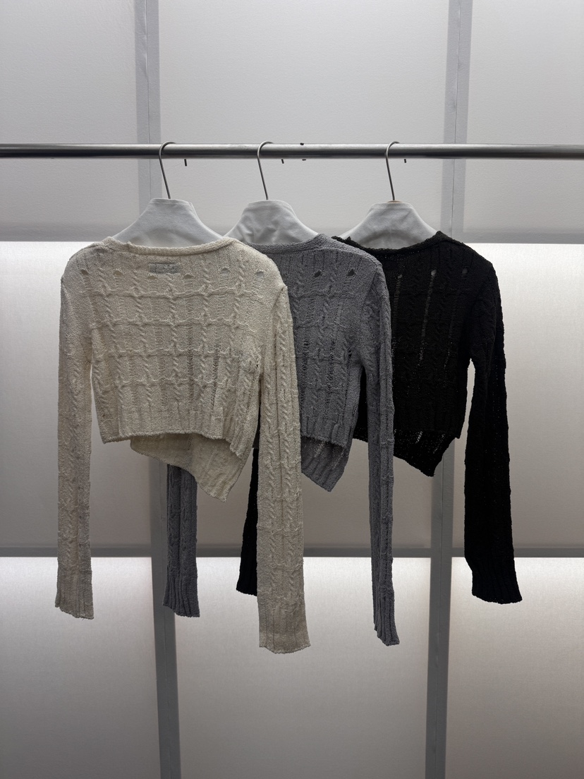 MILUI韓國直郵實拍女裝新品推薦人氣26春夏熱賣時尚針織衫MILUI針織衫