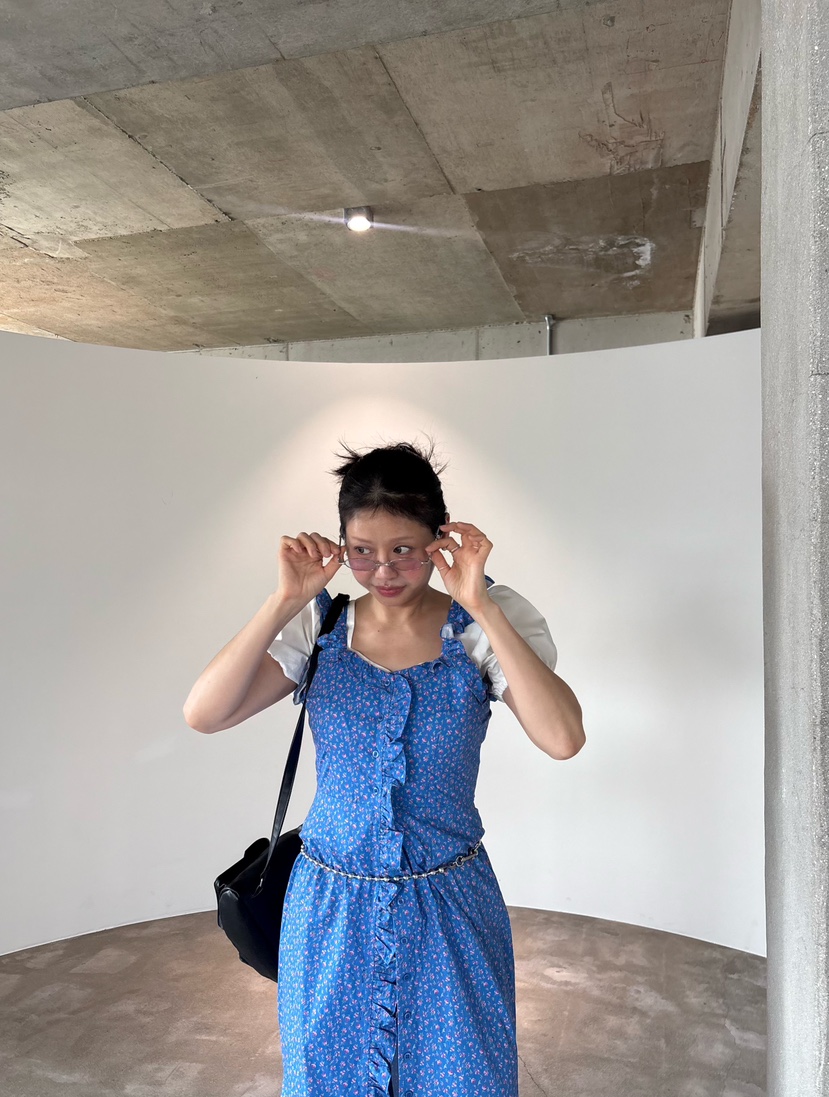 PLATFORM-L韓國東大門直郵女士新品26春夏人氣連衣裙復古PLATFORM連衣裙