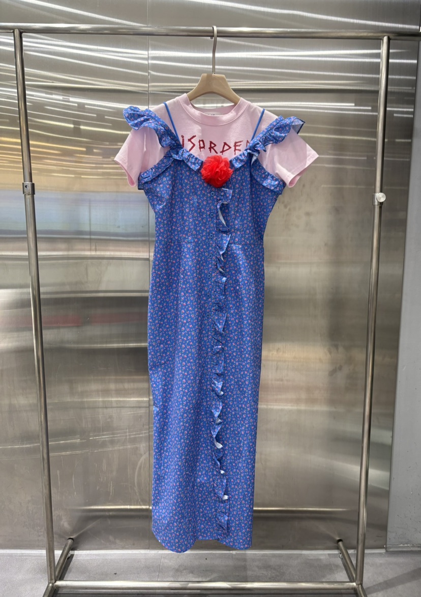 PLATFORM-L韓國東大門直郵女士新品26春夏人氣連衣裙復古PLATFORM連衣裙