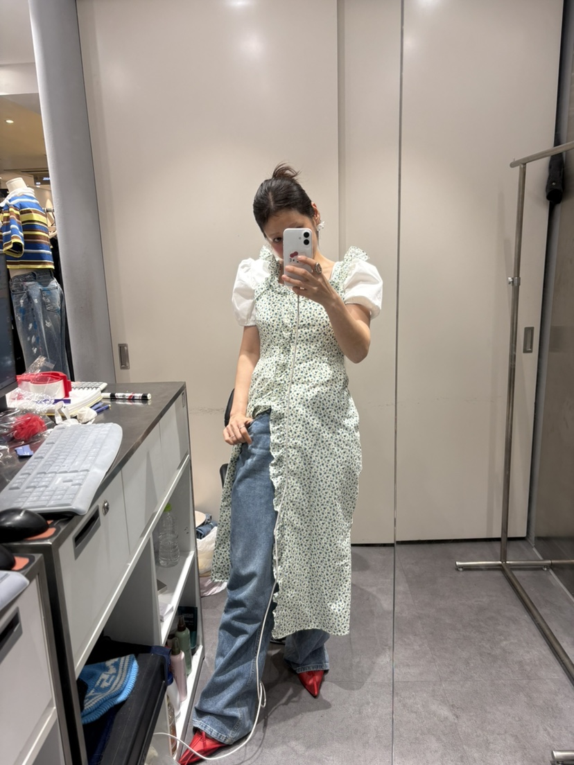 PLATFORM-L韓國東大門直郵女士新品26春夏人氣連衣裙復古PLATFORM連衣裙