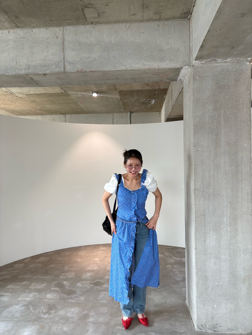 PLATFORM-L韓國東大門直郵女士新品26春夏人氣連衣裙復古PLATFORM連衣裙