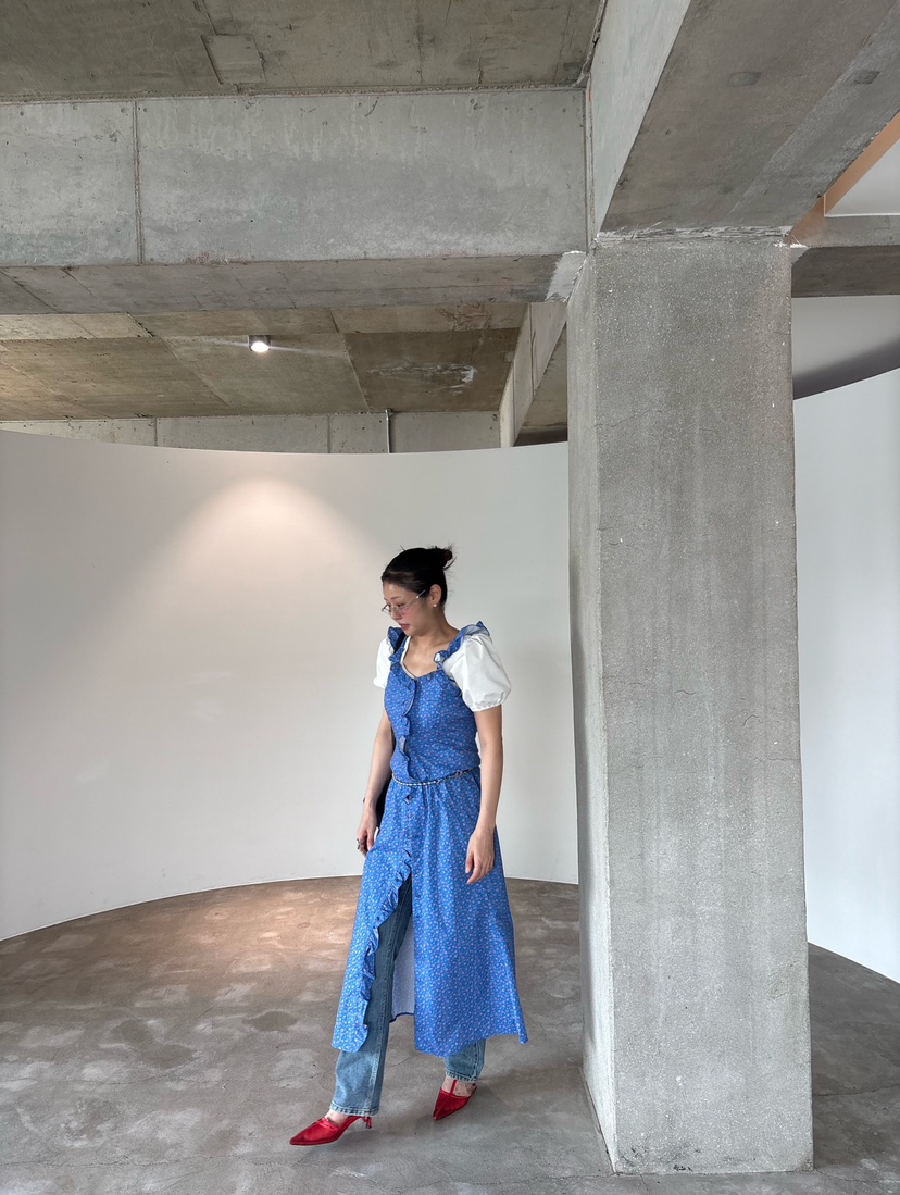 PLATFORM-L韓國東大門直郵女士新品26春夏人氣連衣裙復古PLATFORM連衣裙