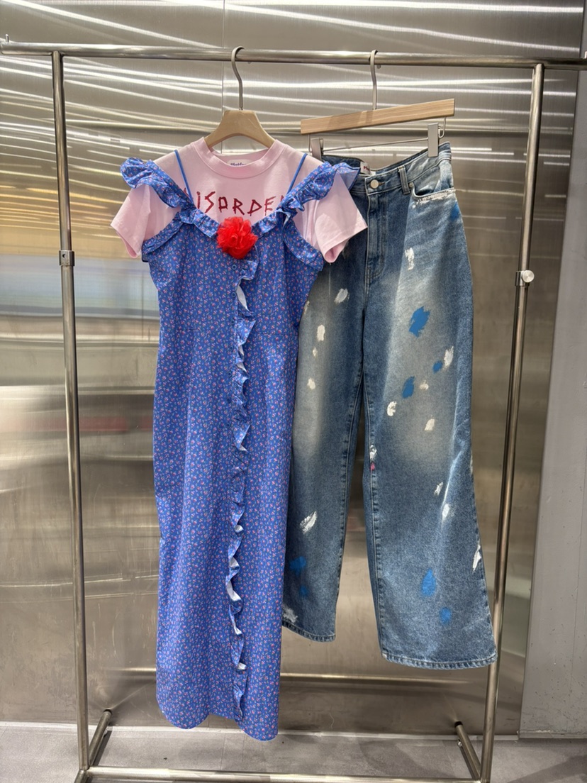 PLATFORM-L韓國東大門直郵女士新品26春夏人氣連衣裙復古PLATFORM連衣裙