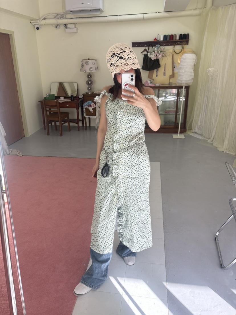 PLATFORM-L韓國東大門直郵女士新品26春夏人氣連衣裙復古PLATFORM連衣裙