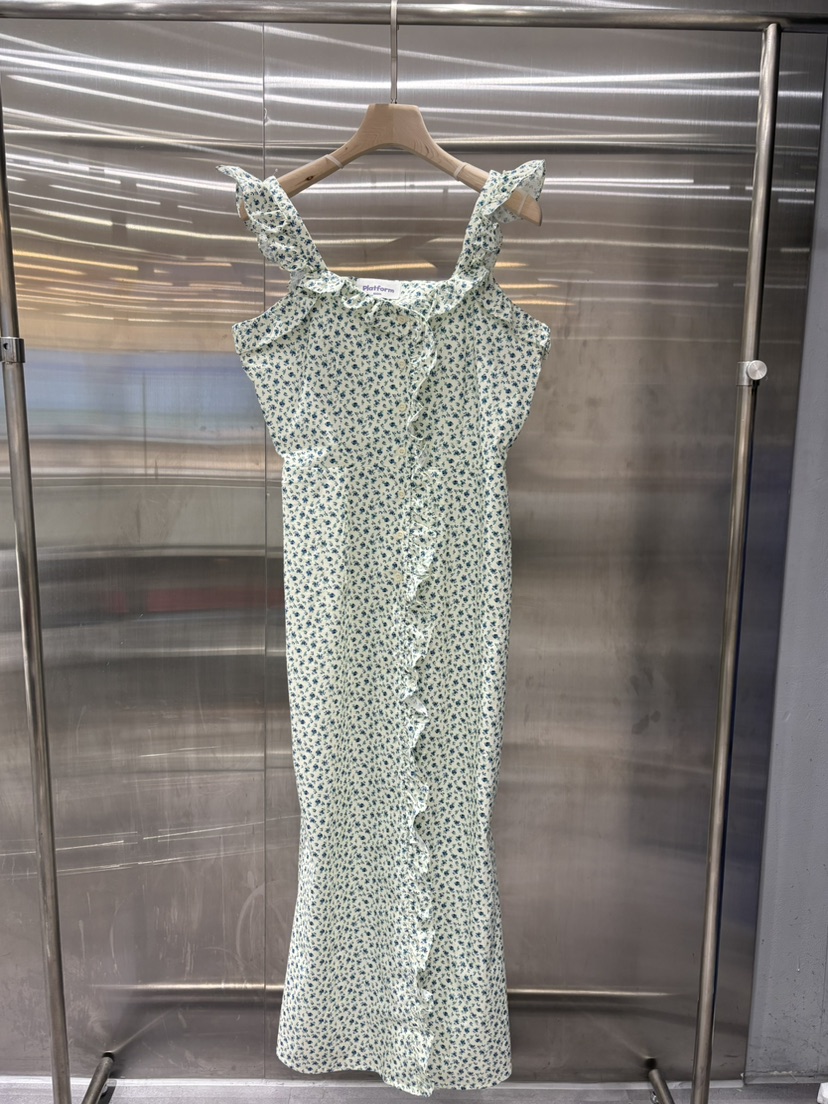 PLATFORM-L韓國東大門直郵女士新品26春夏人氣連衣裙復古PLATFORM連衣裙圖色1