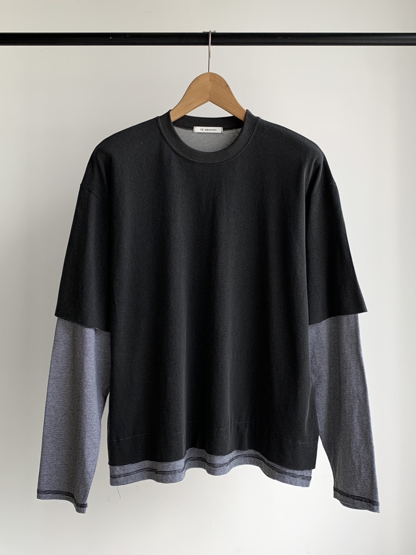 DAVICHI/D.SECOND韓國東大門代購女裝新款26春夏長袖T恤條紋DAVICHI/D.SECOND長袖T恤圖色3