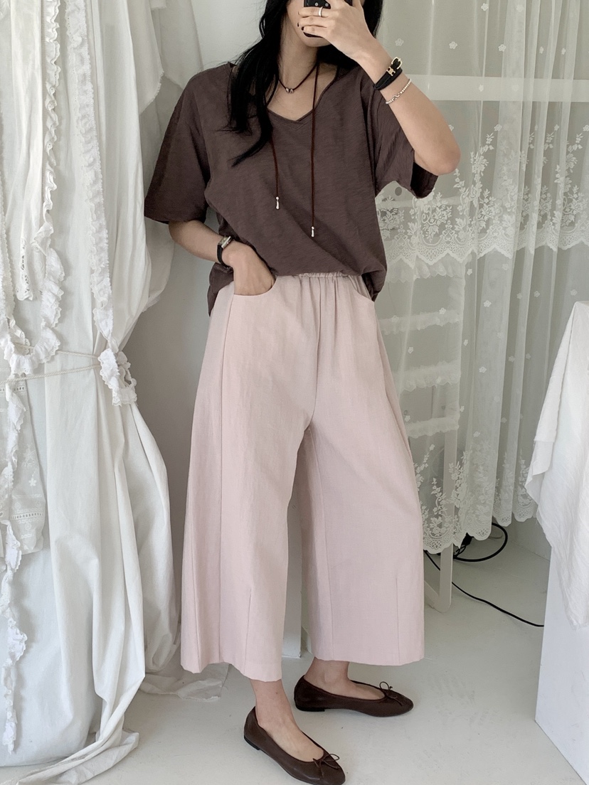 DAVICHI/D.SECOND韓國東大門代購女裝新款人氣熱賣休閑褲DAVICHI/D.SECOND休閑褲