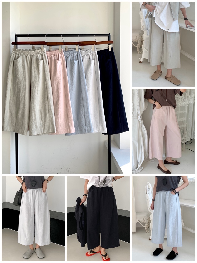 DAVICHI/D.SECOND韓國東大門代購女裝新款人氣熱賣休閑褲DAVICHI/D.SECOND休閑褲