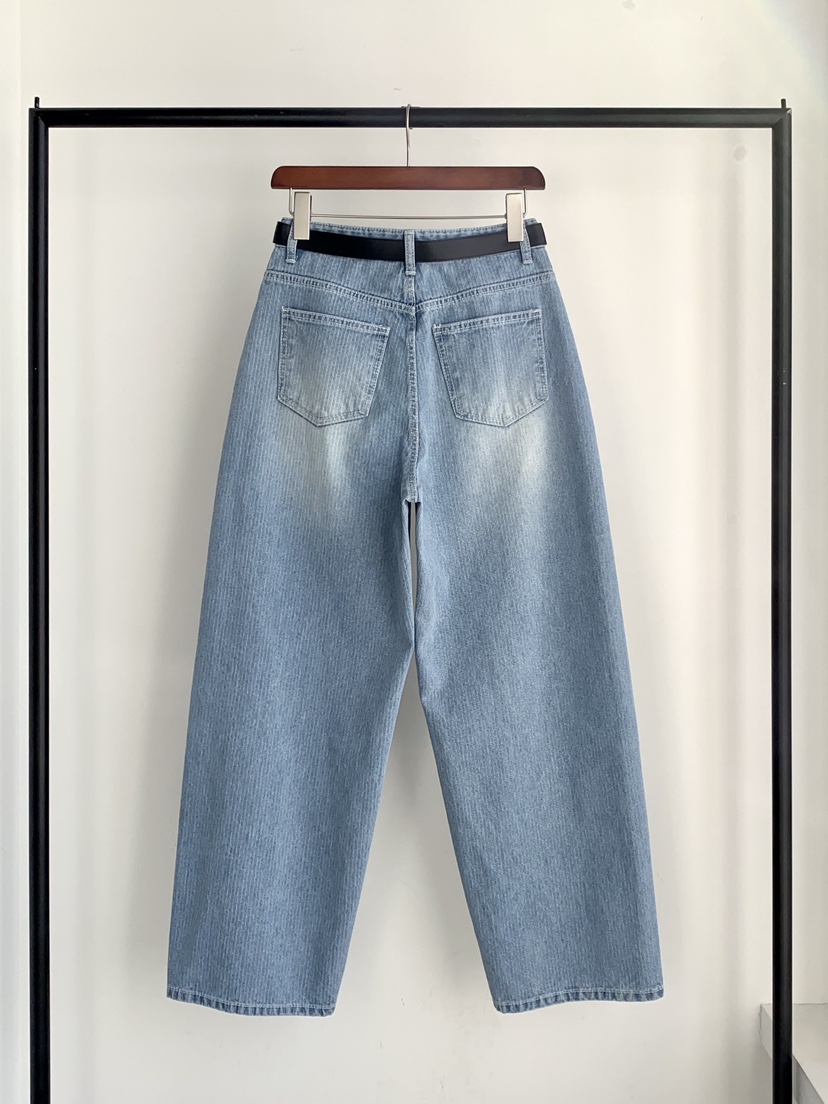 DAVICHI/D.SECOND韓國代購女裝新品26春夏牛仔褲含隨機腰帶DAVICHI/D.SECOND牛仔褲