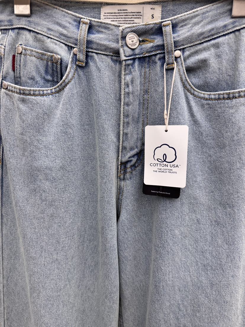 MILUI韓國東大門直郵女士新款熱賣26春夏職業休閑人氣牛仔褲MILUI牛仔褲