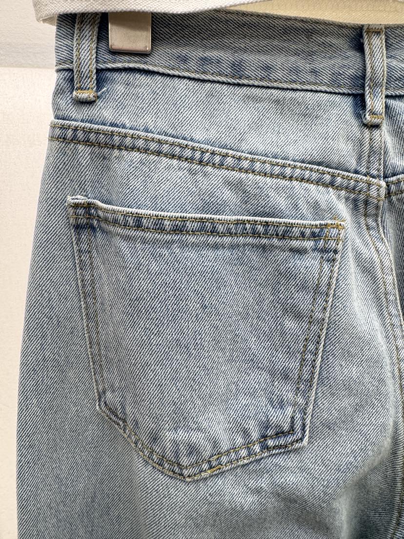 MILUI韓國東大門直郵女士新款熱賣26春夏職業休閑人氣牛仔褲MILUI牛仔褲