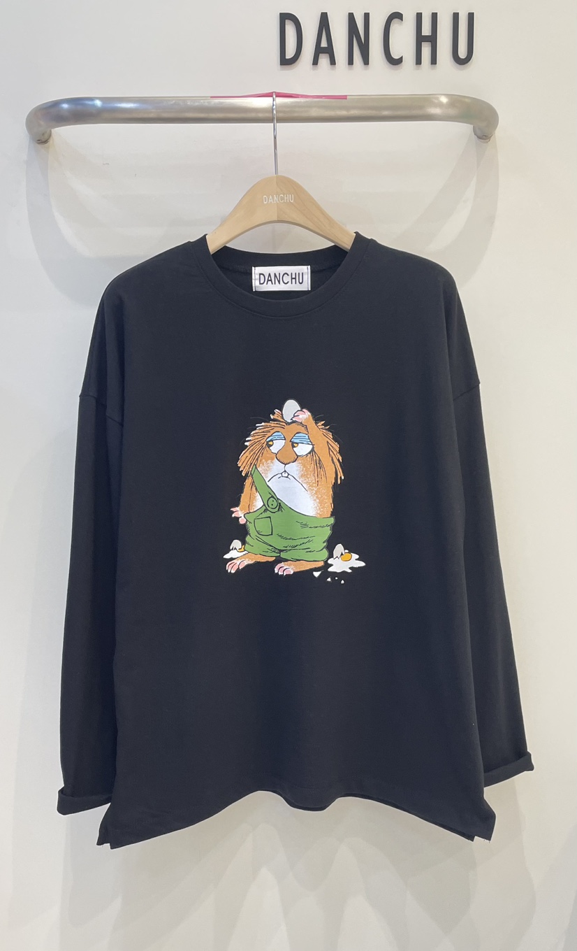 DANCHU韓國直郵女士新品休閑推薦人氣時尚職業熱賣26春夏T恤DANCHUT恤圖色3