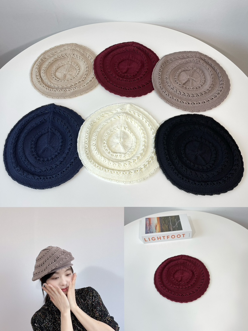 LOVELY HAT韓國代購女士新款職業26春夏推薦休閑時尚帽子LOVELY HAT帽子