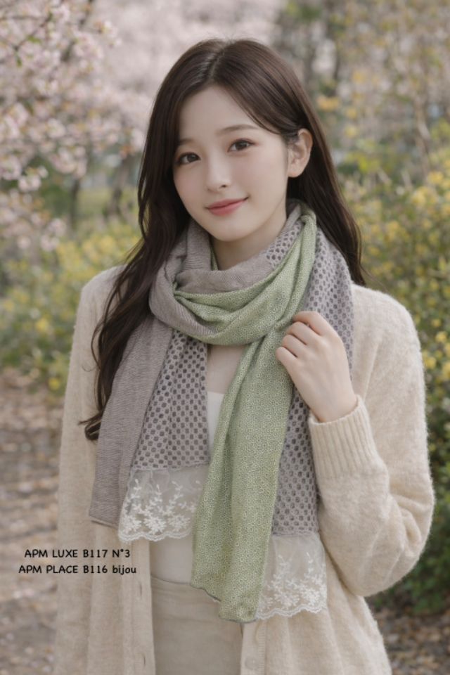 N3韓國東大門代購女裝新款人氣熱賣休閑推薦26春夏圍巾披肩棉N3圍巾/披肩