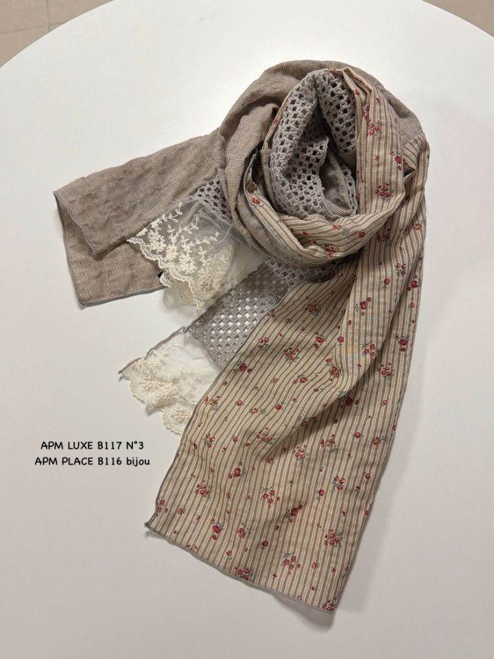 N3韓國東大門代購女裝新款人氣熱賣休閑推薦26春夏圍巾披肩棉N3圍巾/披肩圖色1