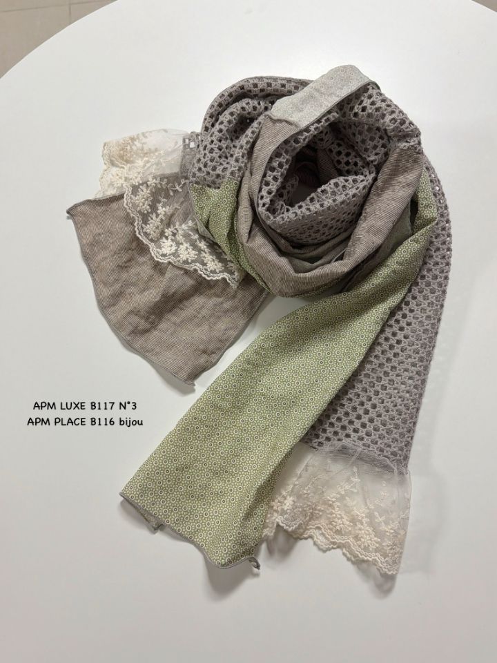 N3韓國東大門代購女裝新款人氣熱賣休閑推薦26春夏圍巾披肩棉N3圍巾/披肩圖色2