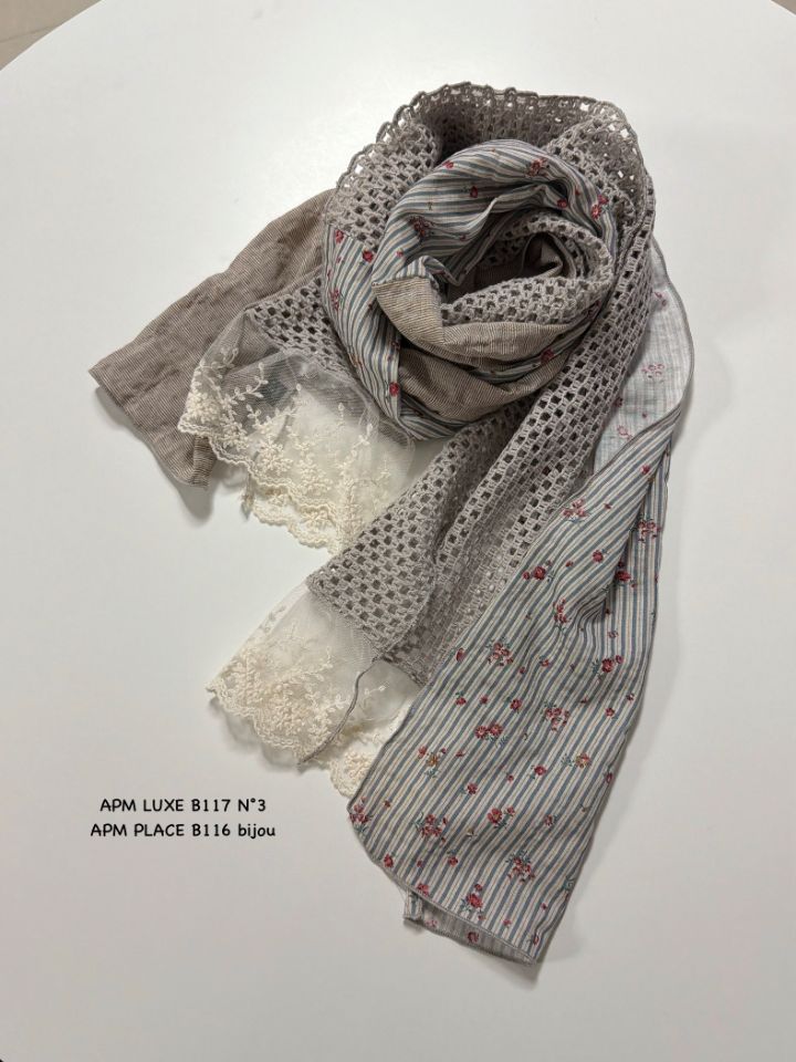 N3韓國東大門代購女裝新款人氣熱賣休閑推薦26春夏圍巾披肩棉N3圍巾/披肩圖色3