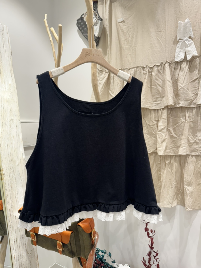 BLOOM韓國直郵女裝新品熱賣26春夏推薦職業人氣吊帶背心蕾絲BLOOM-S吊帶/背心圖色2