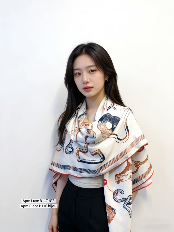 N3韓國東大門代購女士新款休閑時尚推薦職業熱賣圍巾披肩N3圍巾/披肩