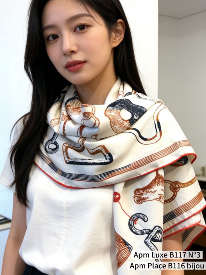 N3韓國東大門代購女士新款休閑時尚推薦職業熱賣圍巾披肩N3圍巾/披肩