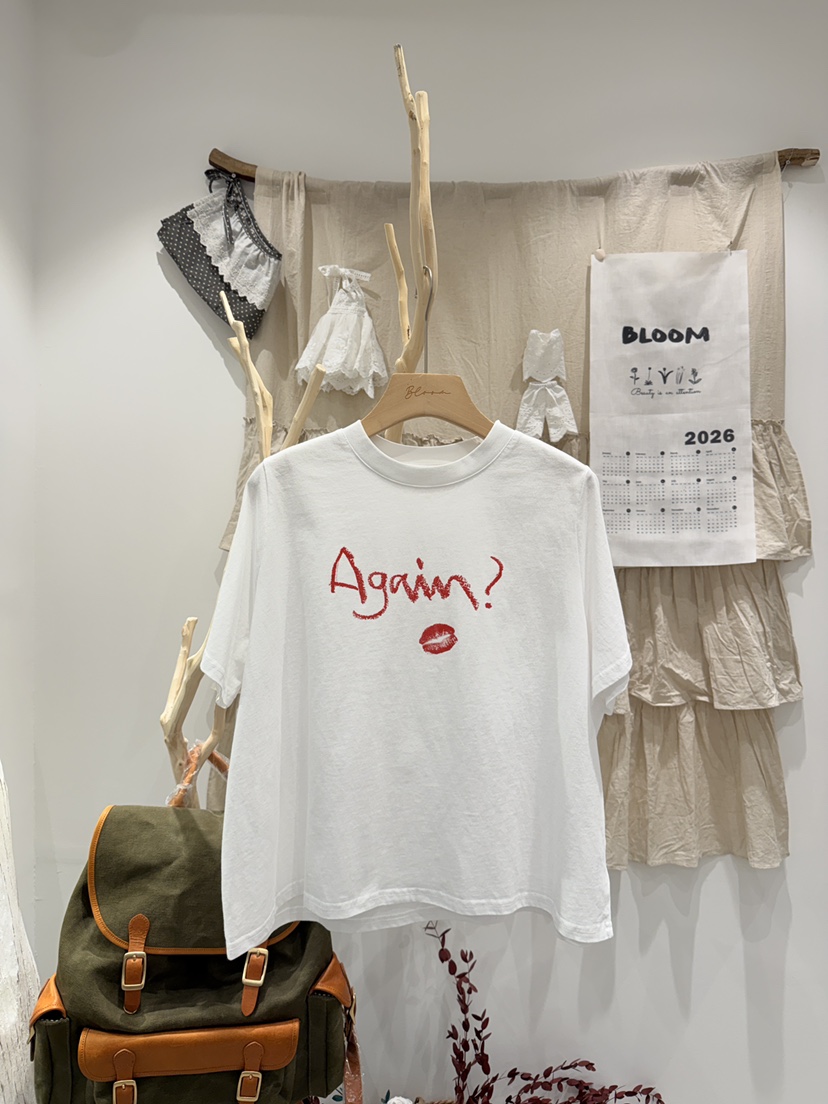 BLOOM韓國代購女裝新品人氣26春夏時尚推薦休閑熱賣職業T恤BLOOM-ST恤圖色1