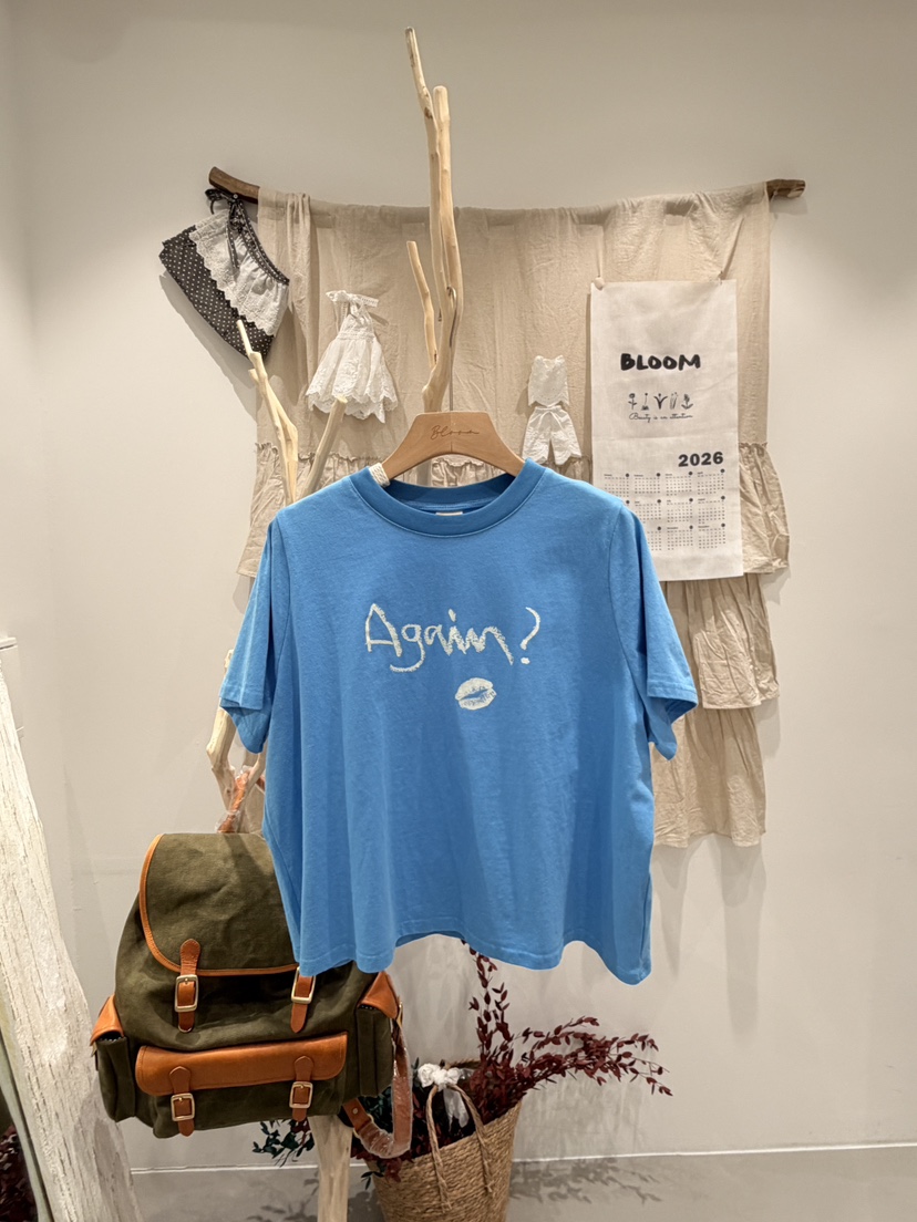 BLOOM韓國代購女裝新品人氣26春夏時尚推薦休閑熱賣職業T恤BLOOM-ST恤圖色2