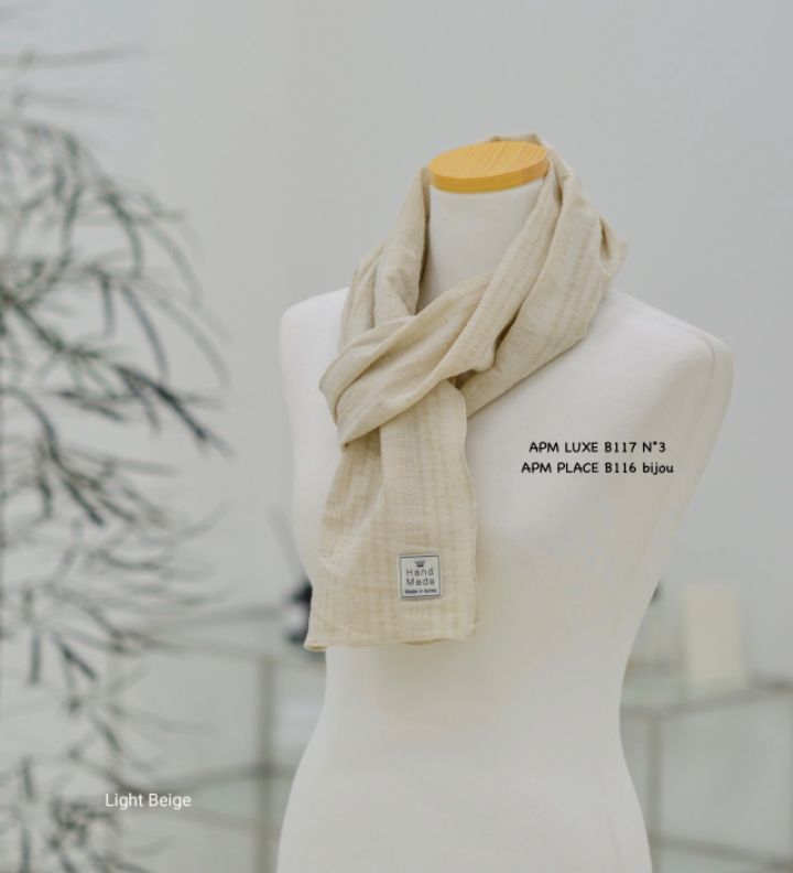 N3韓國直郵實拍女士新款熱賣26春夏時尚圍巾披肩直筒亞麻N3圍巾/披肩