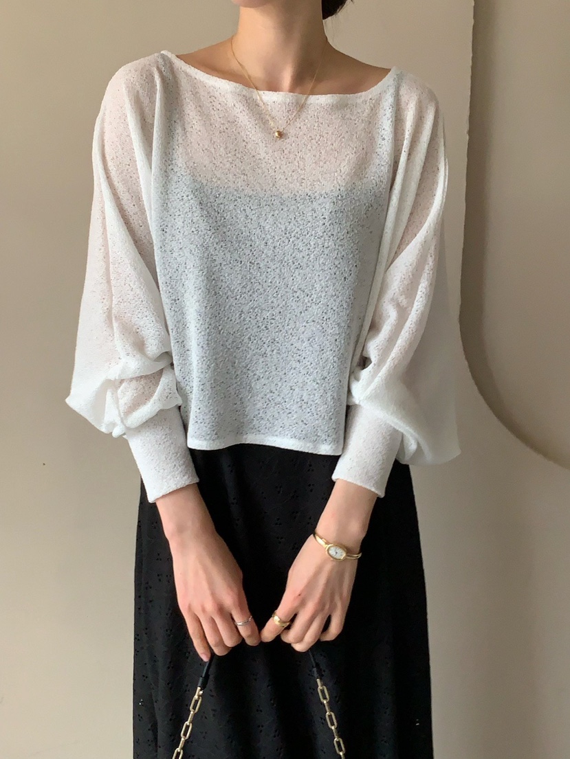 COBALT BLUE韓國東大門代購女士新款26春夏時尚職業針織衫COBALT BLUE針織衫圖色1