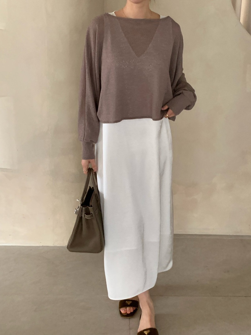 COBALT BLUE韓國東大門代購女士新款26春夏時尚職業針織衫COBALT BLUE針織衫圖色3