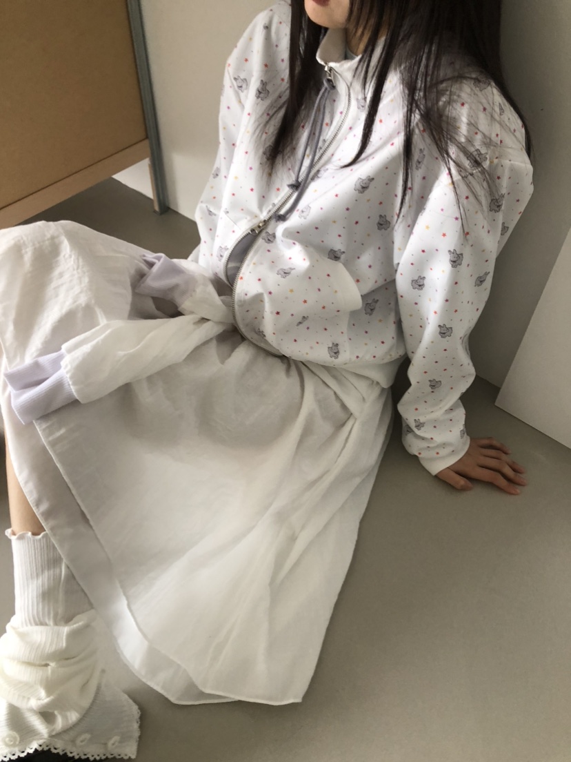 FLASH/I LOVE ME韓國東大門代購女裝新款人氣夾克羅紋FLASH/I LOVE ME夾克