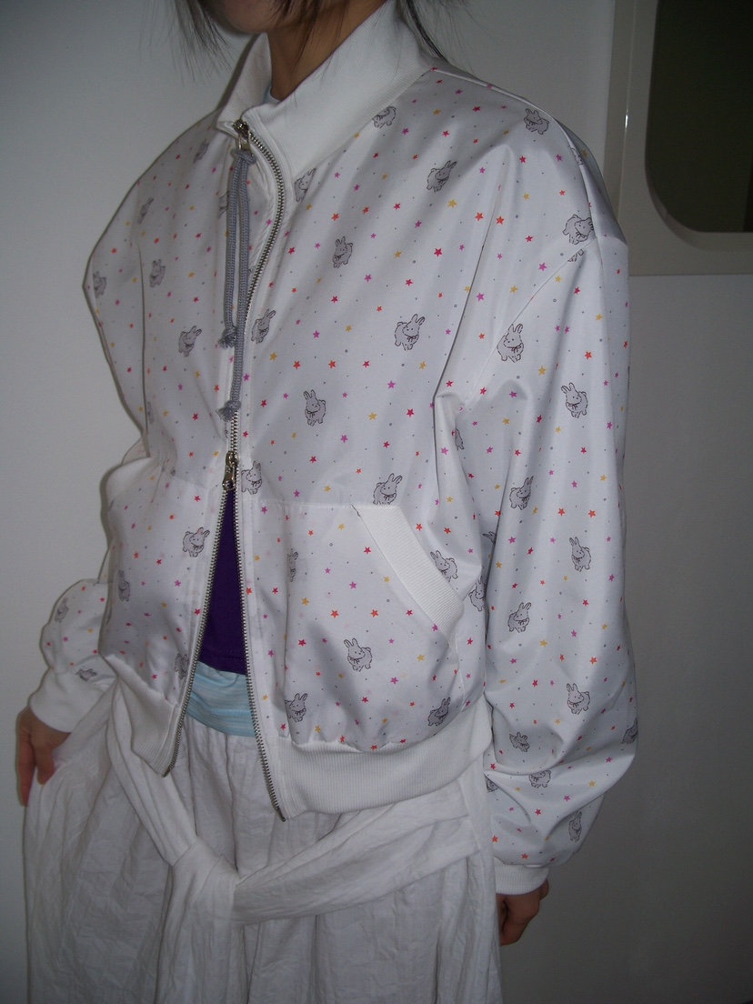 FLASH/I LOVE ME韓國東大門代購女裝新款人氣夾克羅紋FLASH/I LOVE ME夾克