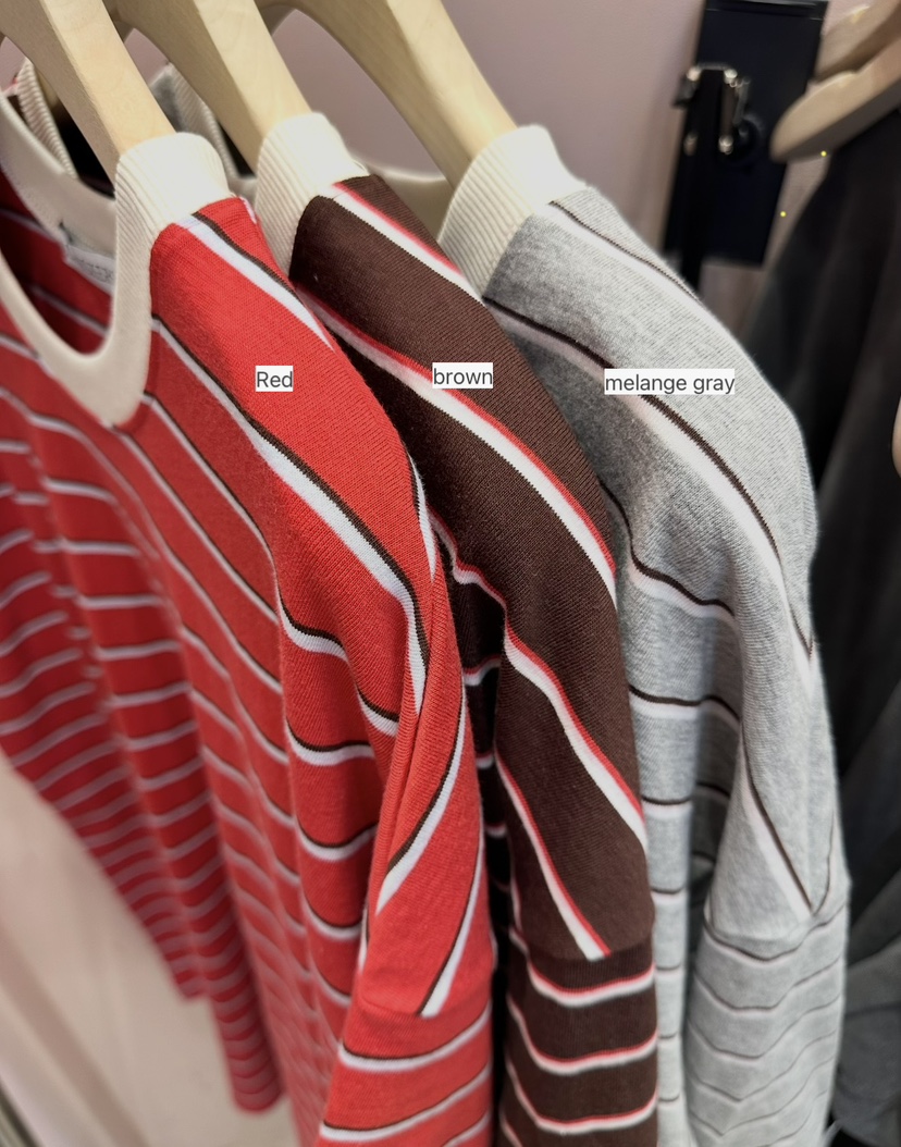 CRACKERS韓國直郵女士新款休閑26春夏時尚職業熱賣T恤條紋CRACKERST恤