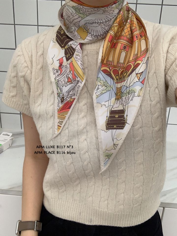 N3韓國直郵女裝新款時尚職業休閑人氣推薦熱賣圍巾披肩絲綢N3圍巾/披肩