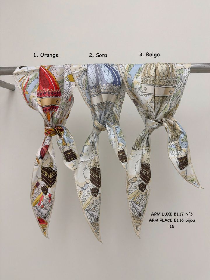 N3韓國直郵女裝新款時尚職業休閑人氣推薦熱賣圍巾披肩絲綢N3圍巾/披肩