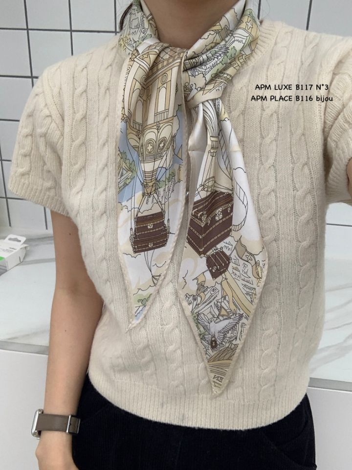 N3韓國直郵女裝新款時尚職業休閑人氣推薦熱賣圍巾披肩絲綢N3圍巾/披肩