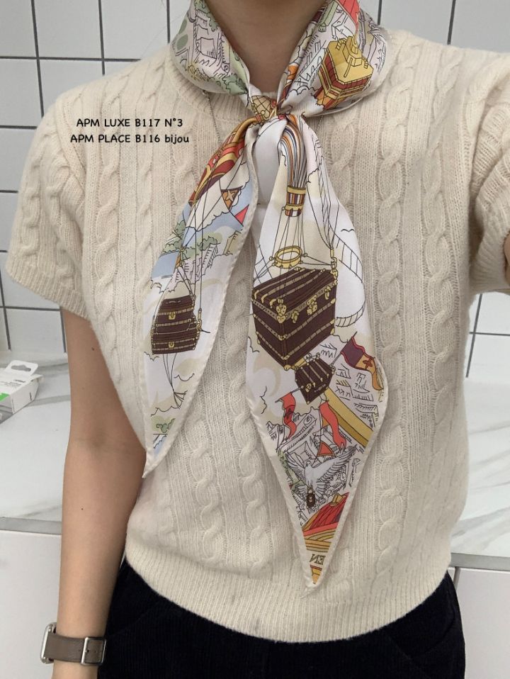 N3韓國直郵女裝新款時尚職業休閑人氣推薦熱賣圍巾披肩絲綢N3圍巾/披肩