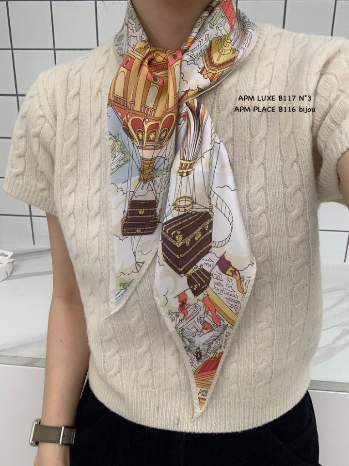 N3韓國直郵女裝新款時尚職業休閑人氣推薦熱賣圍巾披肩絲綢N3圍巾/披肩