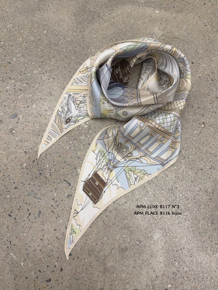 N3韓國直郵女裝新款時尚職業休閑人氣推薦熱賣圍巾披肩絲綢N3圍巾/披肩圖色2