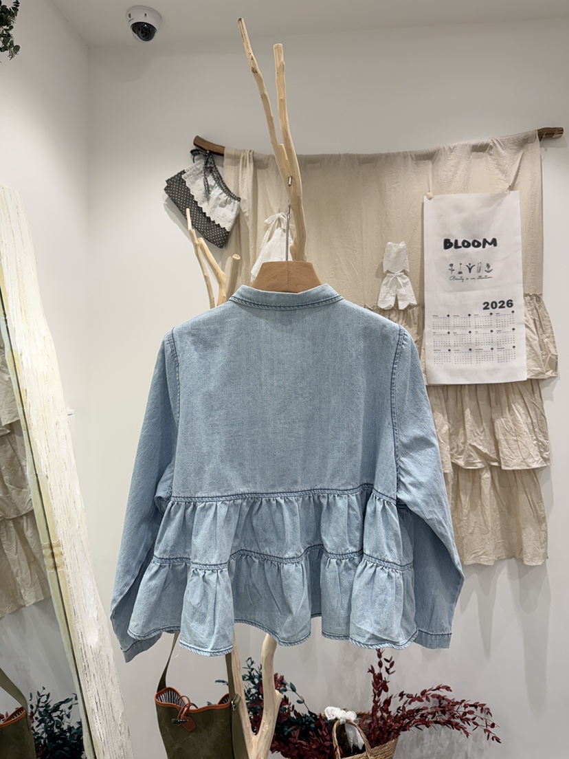 BLOOM韓國東大門直郵女士新款職業休閑推薦人氣襯衫蕾絲衫BLOOM-S襯衫/蕾絲衫