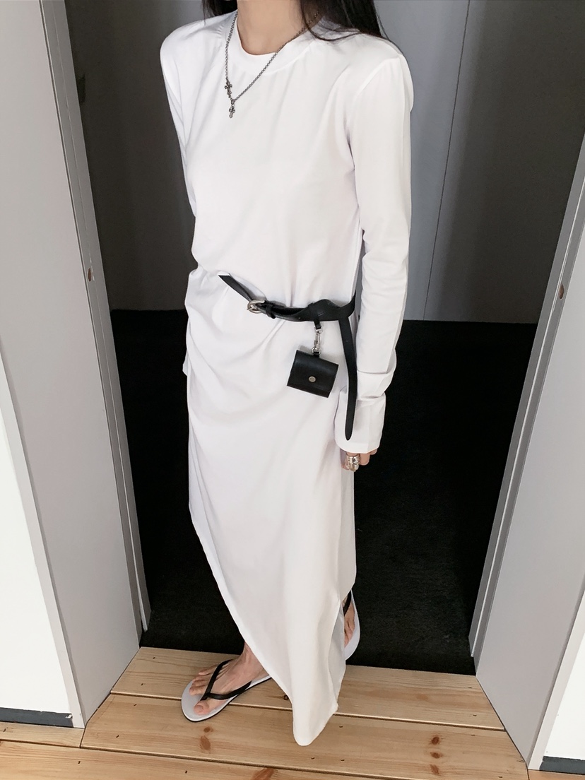 OURWAVE/OUR ROOM韓國代購女裝新品人氣職業連衣裙褶皺Our Wave/Our Room連衣裙