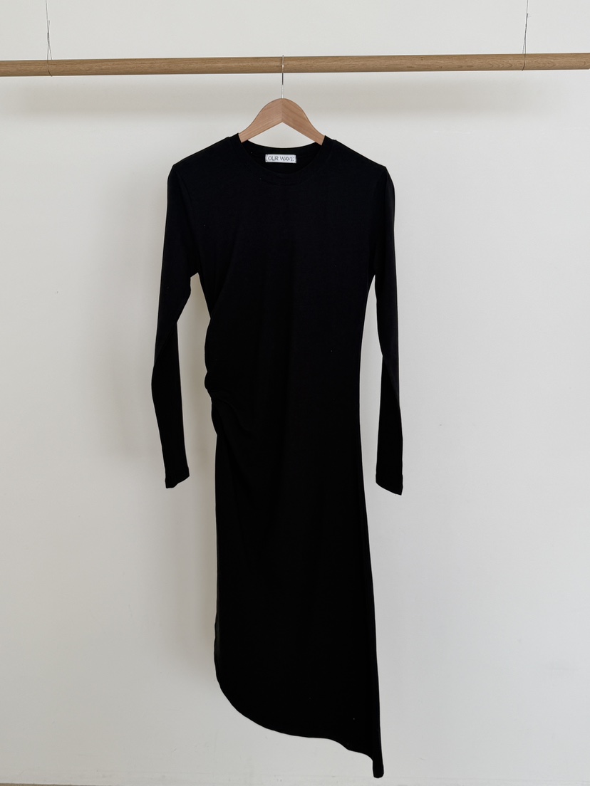 OURWAVE/OUR ROOM韓國代購女裝新品人氣職業連衣裙褶皺Our Wave/Our Room連衣裙圖色2