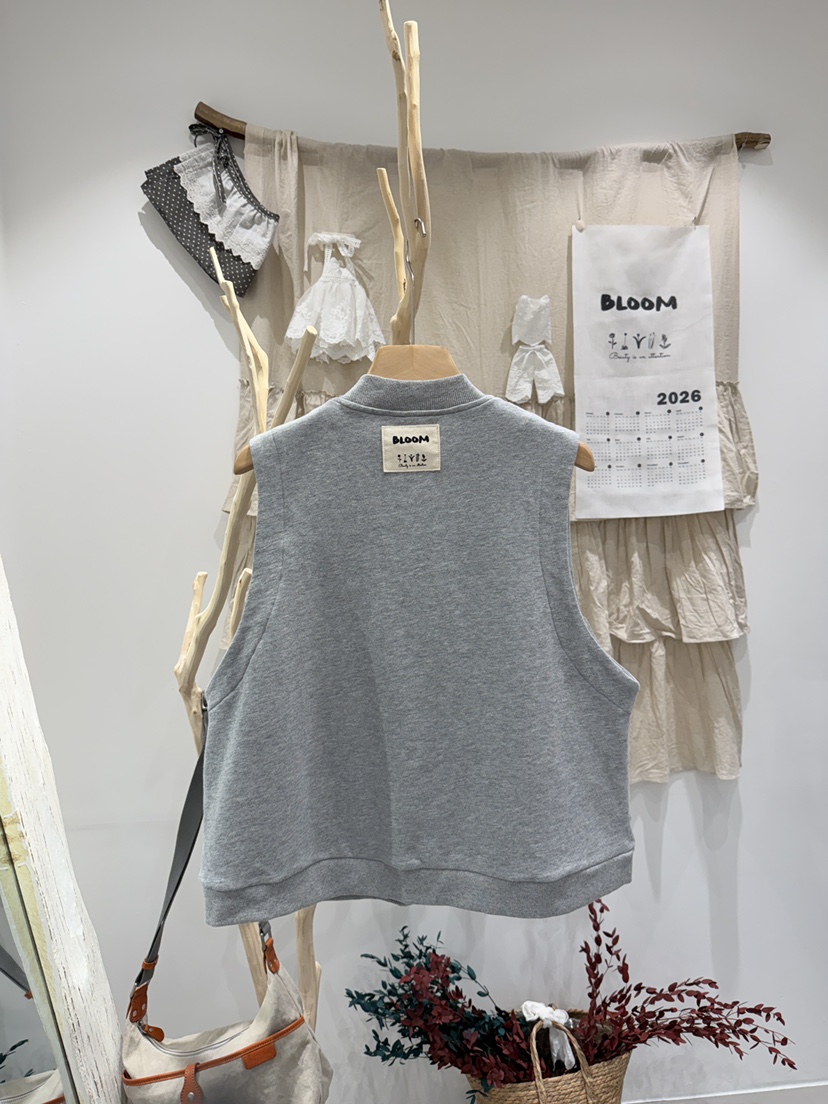 BLOOM韓國直郵實拍女士新款職業熱賣26春夏人氣時尚推薦馬甲BLOOM-S馬甲
