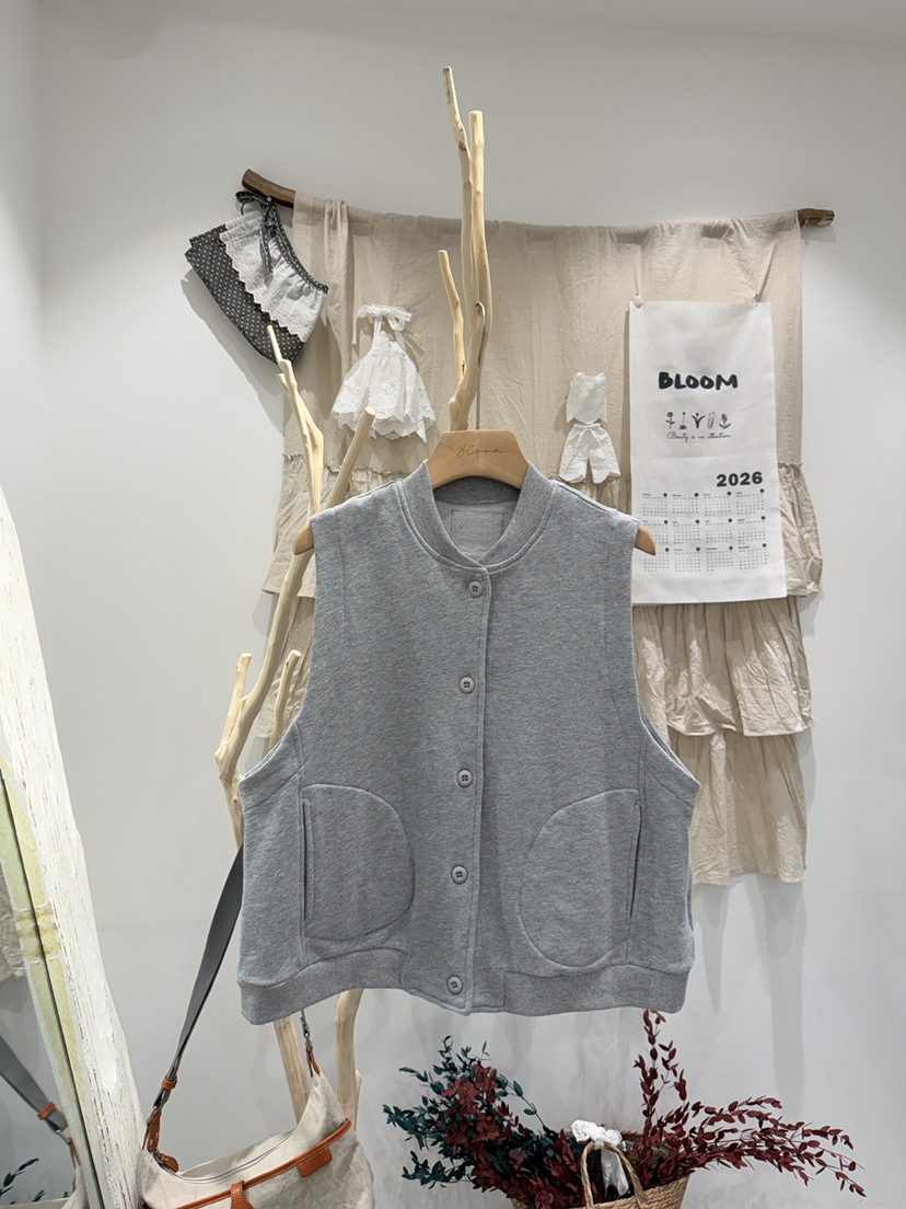 BLOOM韓國直郵實拍女士新款職業熱賣26春夏人氣時尚推薦馬甲BLOOM-S馬甲圖色1