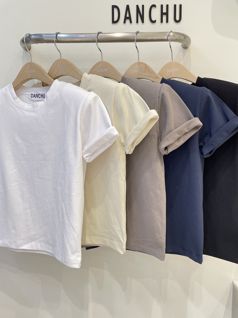 DANCHU韓國直郵實拍女士新品推薦熱賣職業人氣26春夏時尚T恤DANCHUT恤