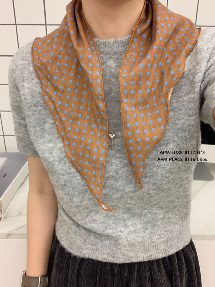 N3韓國東大門直郵女裝新款職業26春夏熱賣時尚圍巾披肩圍巾N3圍巾/披肩