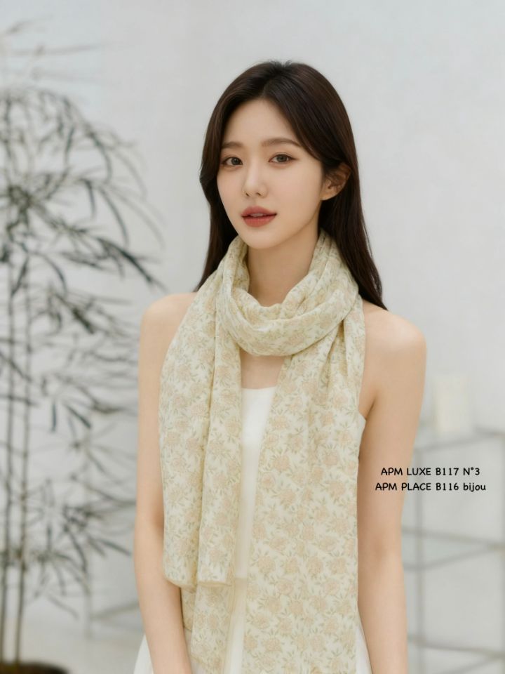 N3韓國代購女士新款職業人氣休閑26春夏時尚圍巾披肩圍巾N3圍巾/披肩
