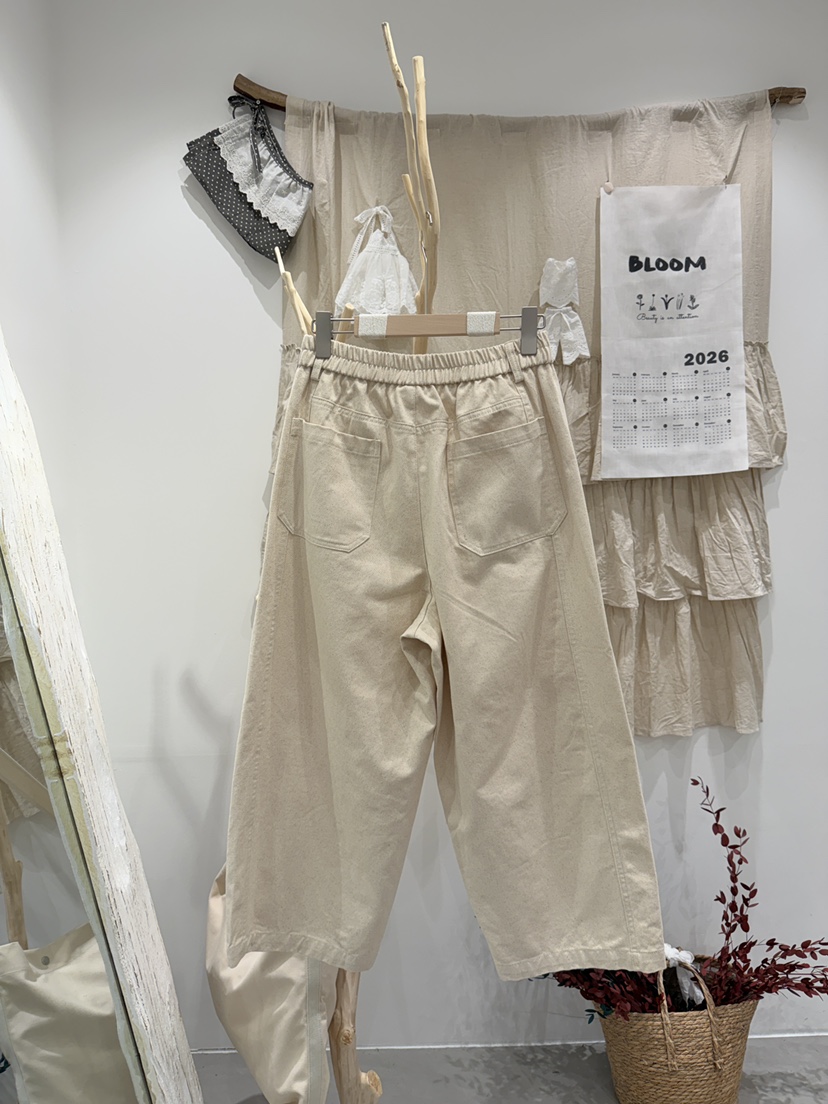 BLOOM韓國代購女士新款職業人氣時尚熱賣推薦26春夏休閑褲棉BLOOM-S休閑褲