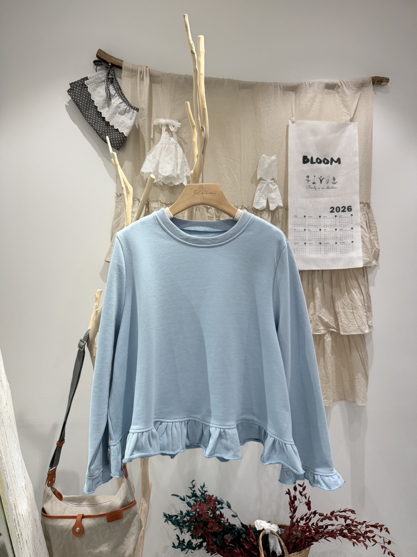 BLOOM韓國直郵實拍女士新款人氣休閑時尚推薦26春夏職業衛衣BLOOM-S衛衣圖色1