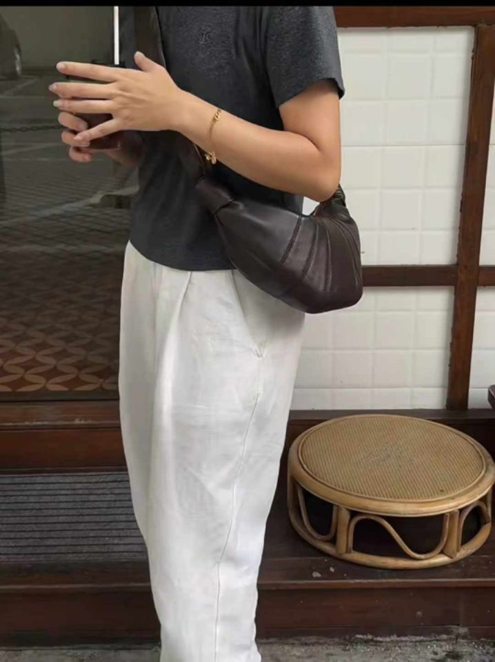 TROUVAILLE韓國直郵實拍女士新款熱賣人氣單肩斜跨包羊皮TROUVAILLE單肩/斜跨包